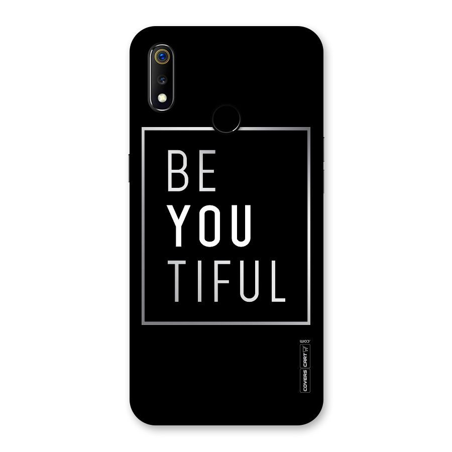 Be You Beautiful Back Case for Realme 3