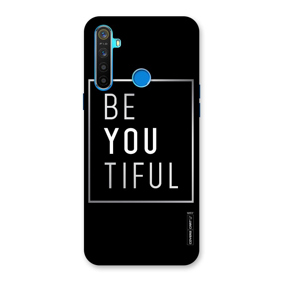 Be You Beautiful Back Case for Realme 5