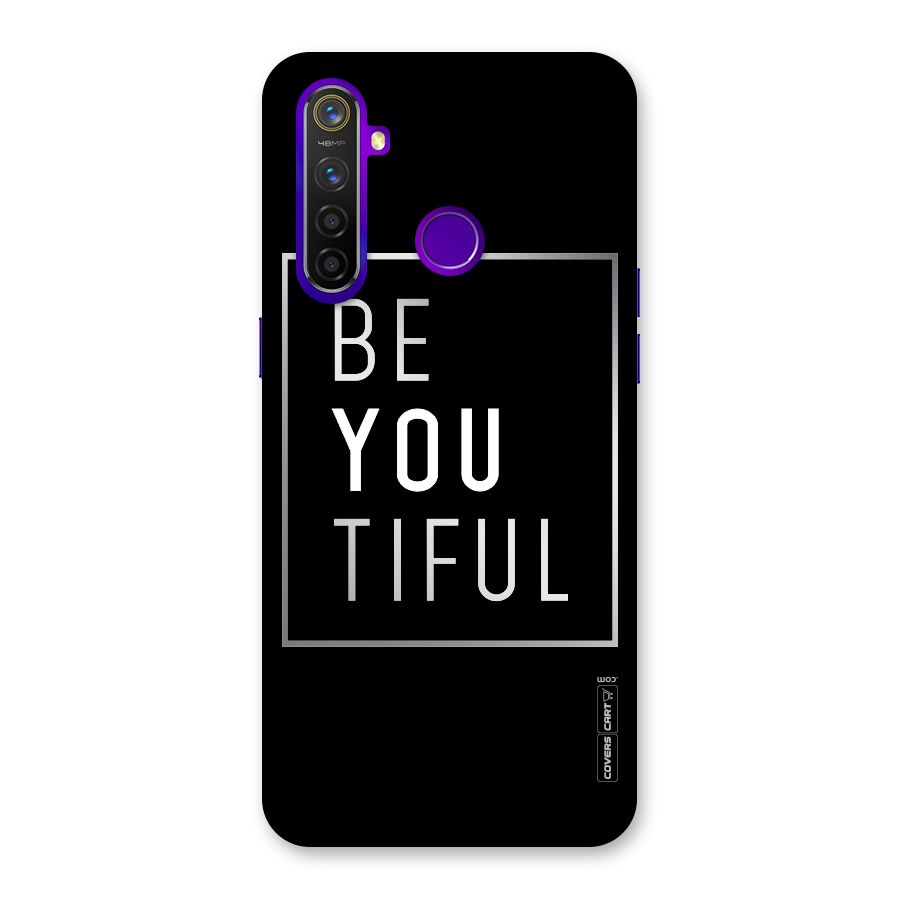 Be You Beautiful Back Case for Realme 5 Pro