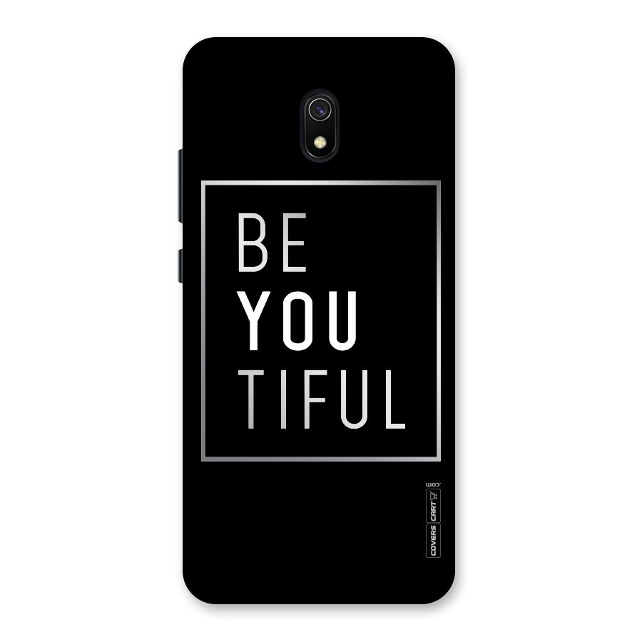 Be You Beautiful Back Case for Redmi 8A
