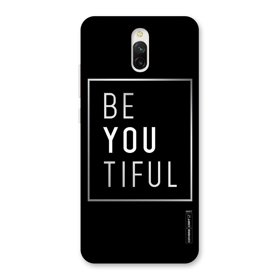 Be You Beautiful Back Case for Redmi 8A Dual