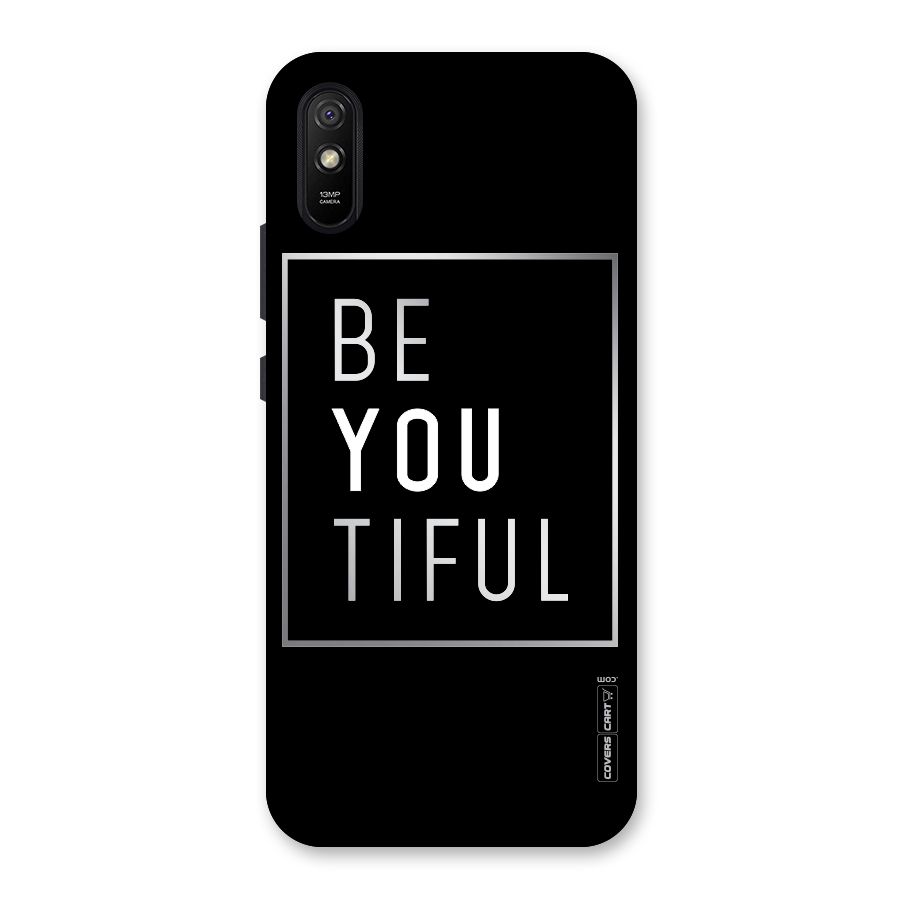 Be You Beautiful Back Case for Redmi 9A