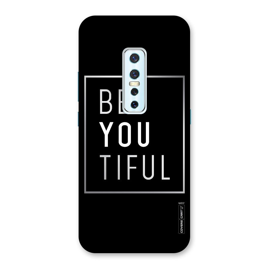 Be You Beautiful Back Case for Vivo V17 Pro