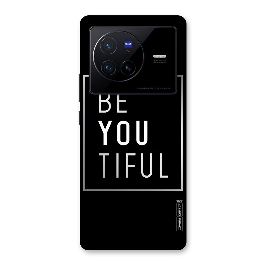 Be You Beautiful Back Case for Vivo X80