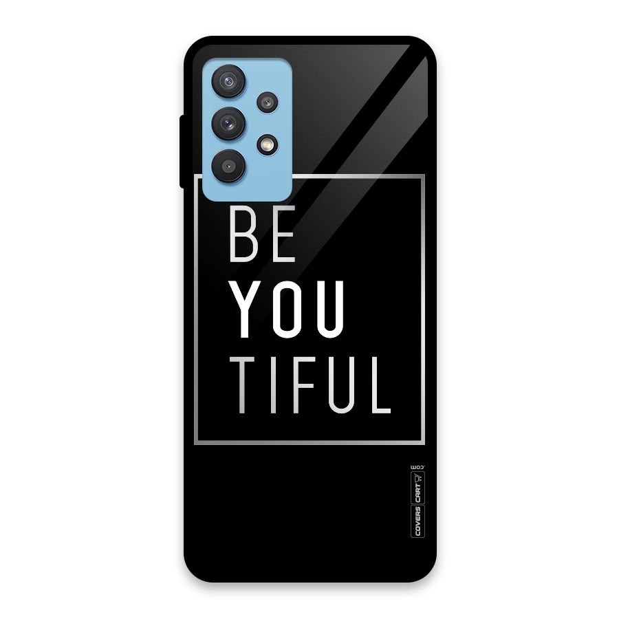 Be You Beautiful Glass Back Case for Galaxy M32 5G