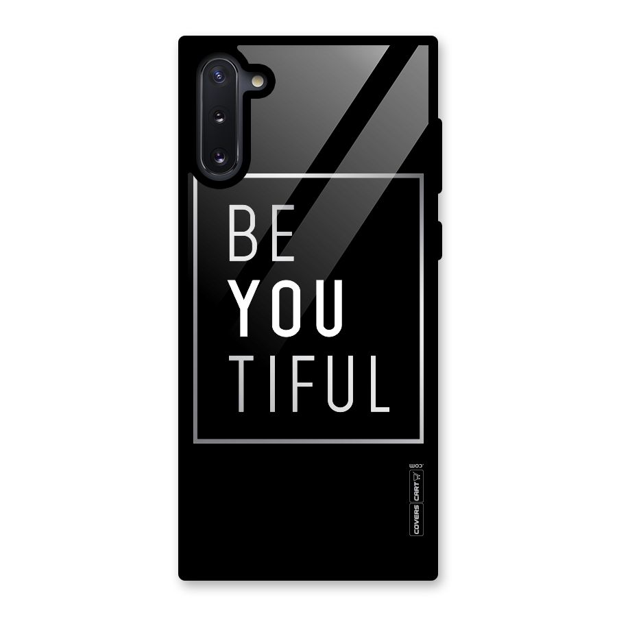 Be You Beautiful Glass Back Case for Galaxy Note 10