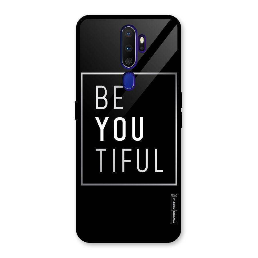Be You Beautiful Glass Back Case for Oppo A9 (2020)