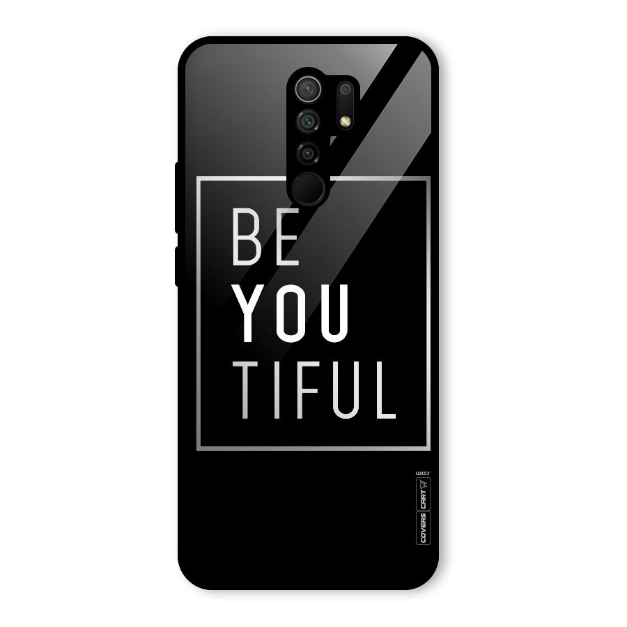 Be You Beautiful Glass Back Case for Poco M2