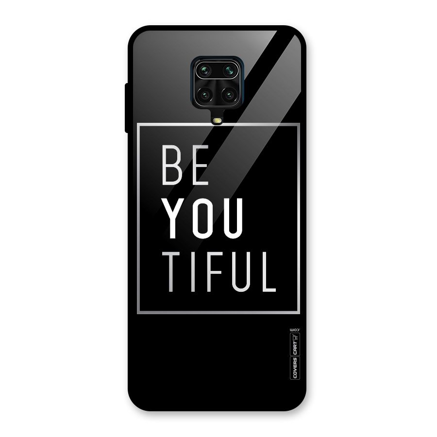 Be You Beautiful Glass Back Case for Poco M2 Pro
