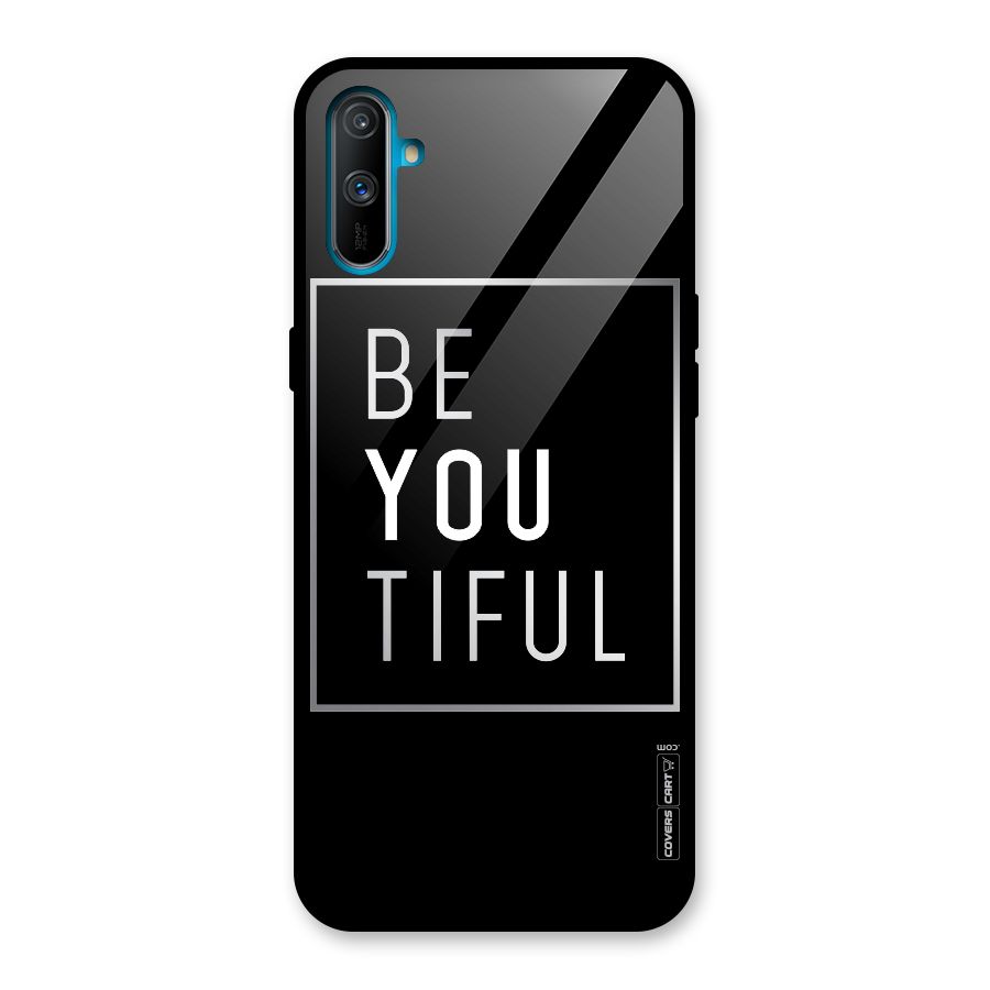 Be You Beautiful Glass Back Case for Realme C3