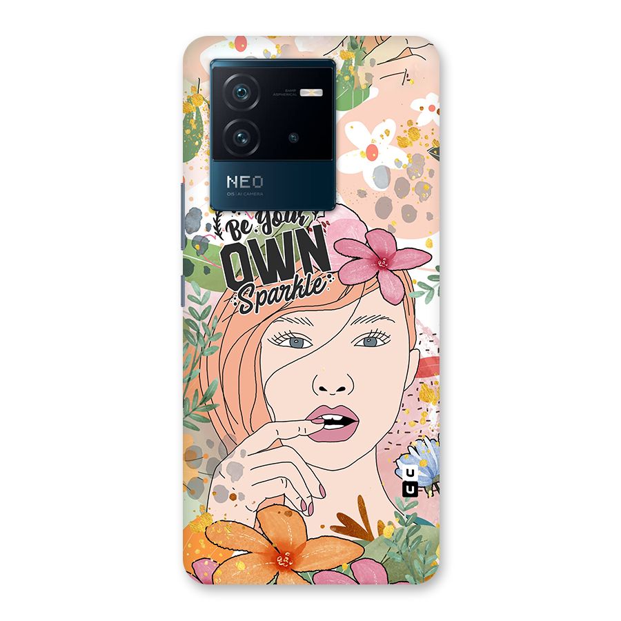 Be Your Own Sparkle Back Case for Vivo iQOO Neo 6 5G