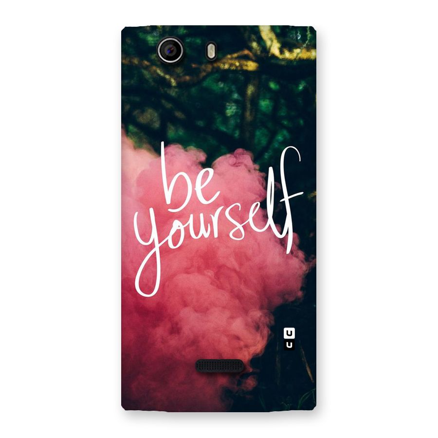 Be Yourself Greens Back Case for Canvas Nitro 2 E311