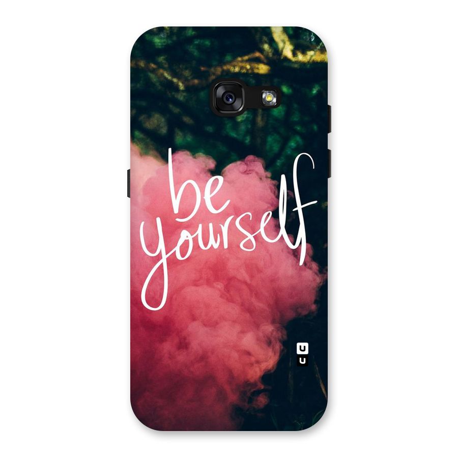 Be Yourself Greens Back Case for Galaxy A3 (2017)