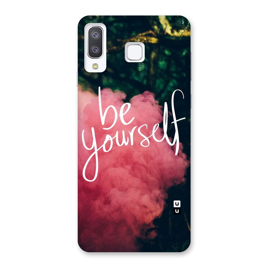 Be Yourself Greens Back Case for Galaxy A8 Star