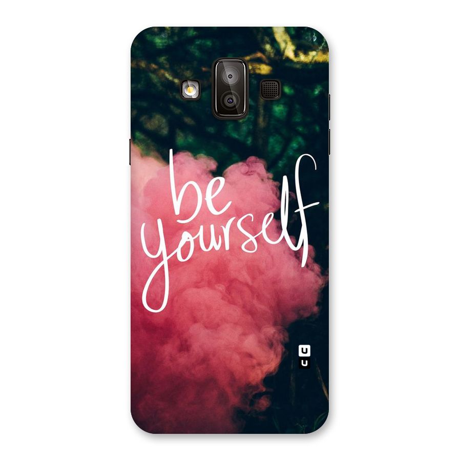 Be Yourself Greens Back Case for Galaxy J7 Duo