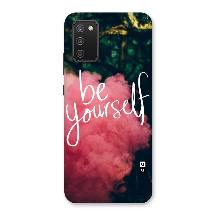 Be Yourself Greens Back Case for Galaxy M02s