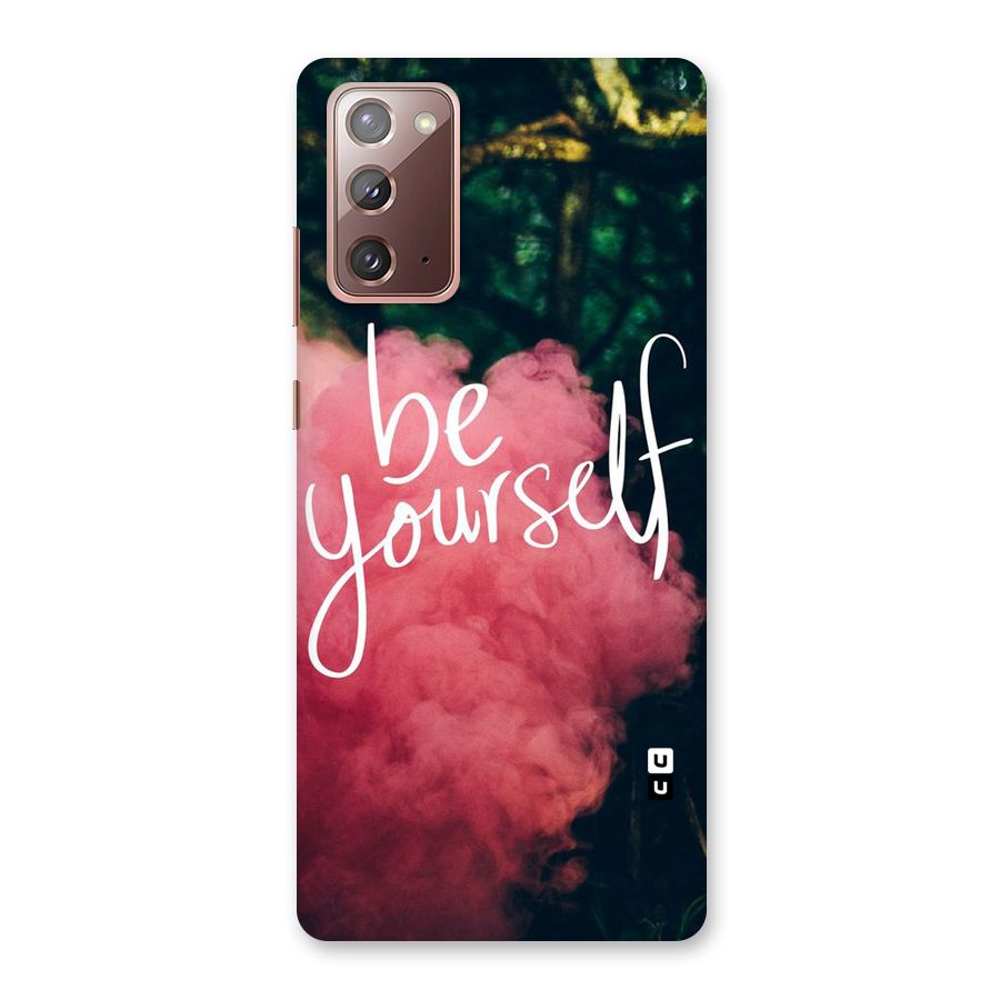Be Yourself Greens Back Case for Galaxy Note 20