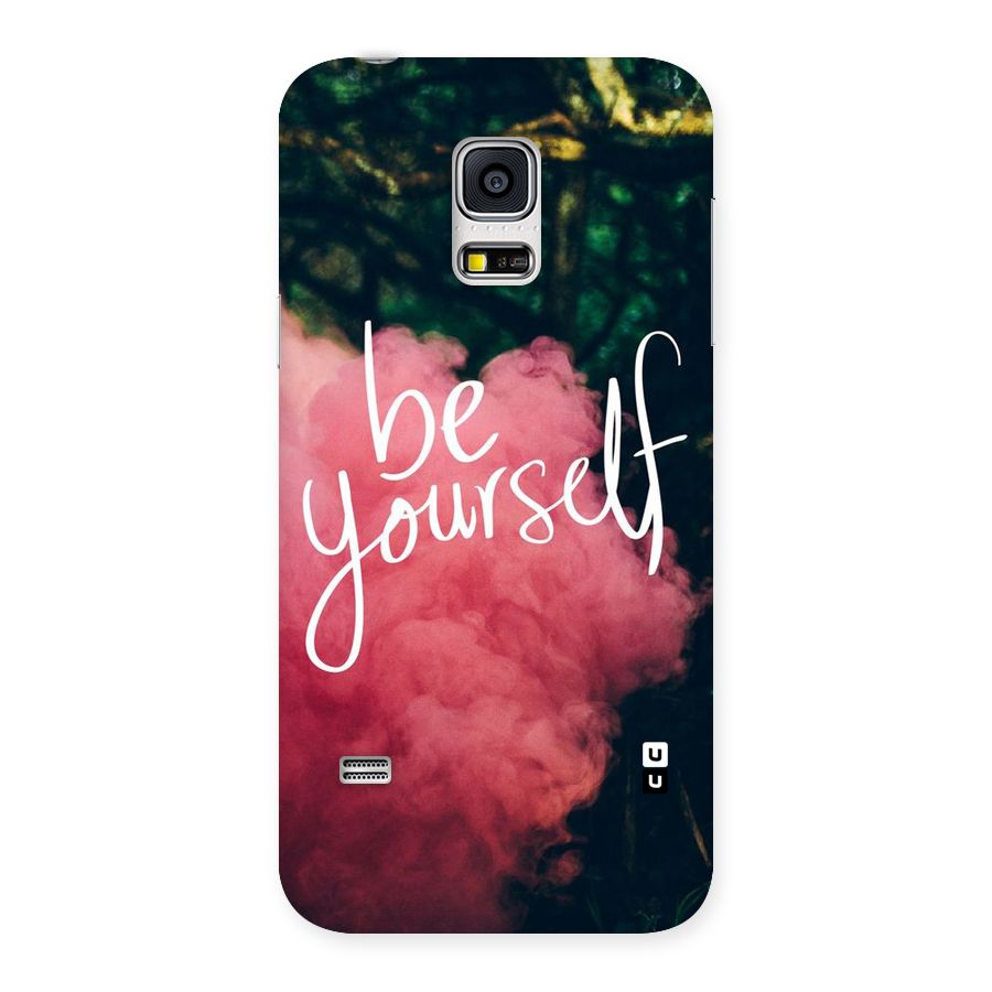 Be Yourself Greens Back Case for Galaxy S5 Mini