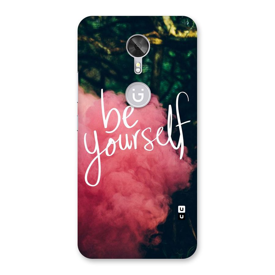 Be Yourself Greens Back Case for Gionee A1