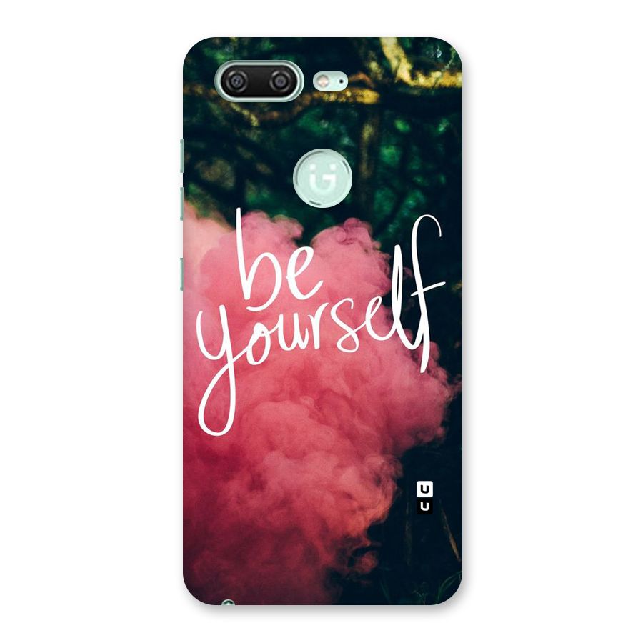 Be Yourself Greens Back Case for Gionee S10