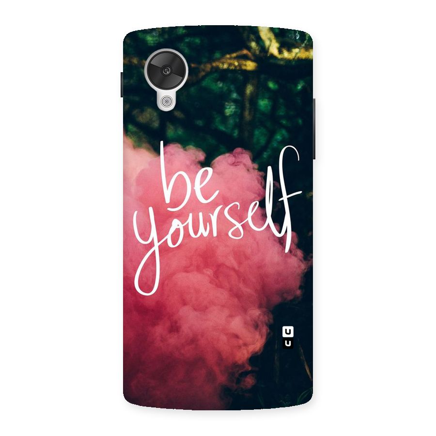 Be Yourself Greens Back Case for Google Nexsus 5