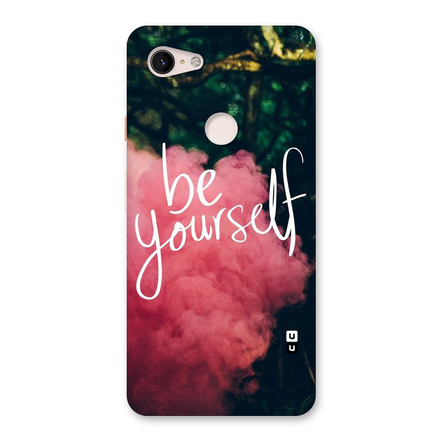 Be Yourself Greens Back Case for Google Pixel 3 XL