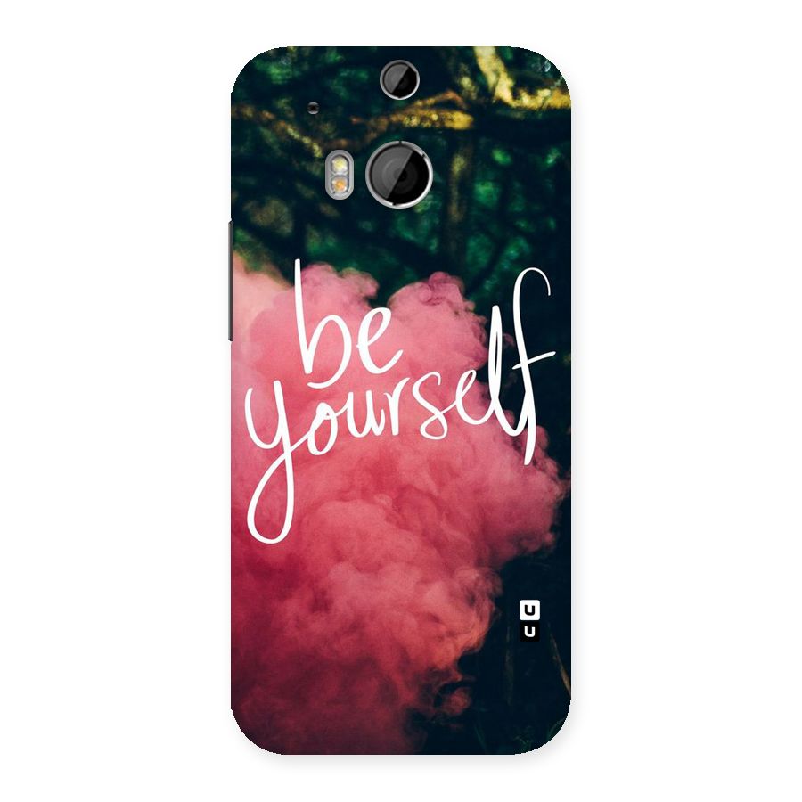 Be Yourself Greens Back Case for HTC One M8