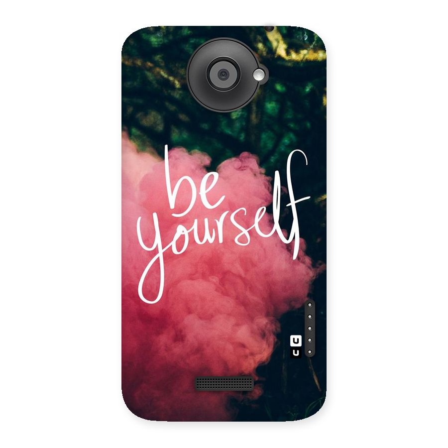 Be Yourself Greens Back Case for HTC One X