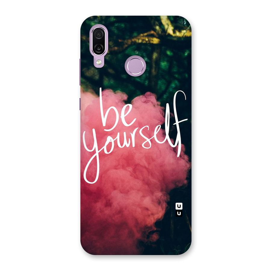 Be Yourself Greens Back Case for Honor Play