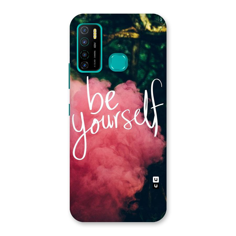 Be Yourself Greens Back Case for Infinix Hot 9 Pro