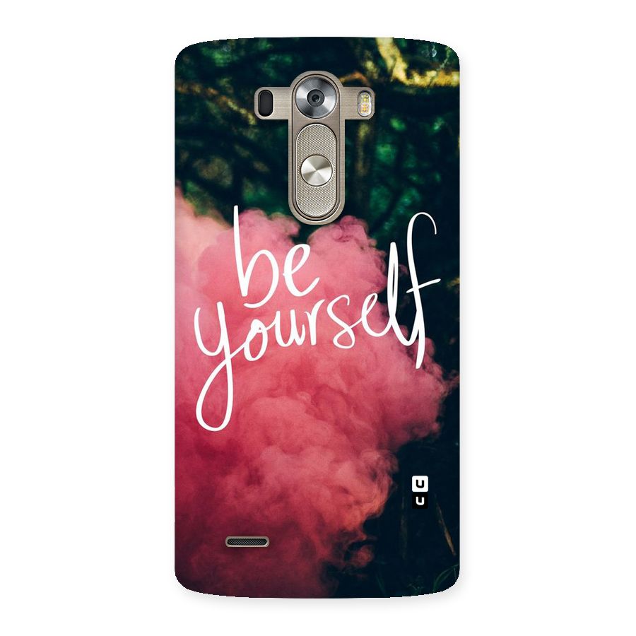 Be Yourself Greens Back Case for LG G3