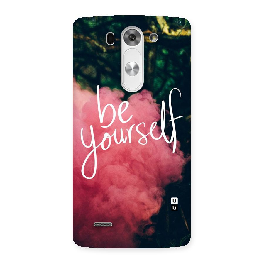 Be Yourself Greens Back Case for LG G3 Mini