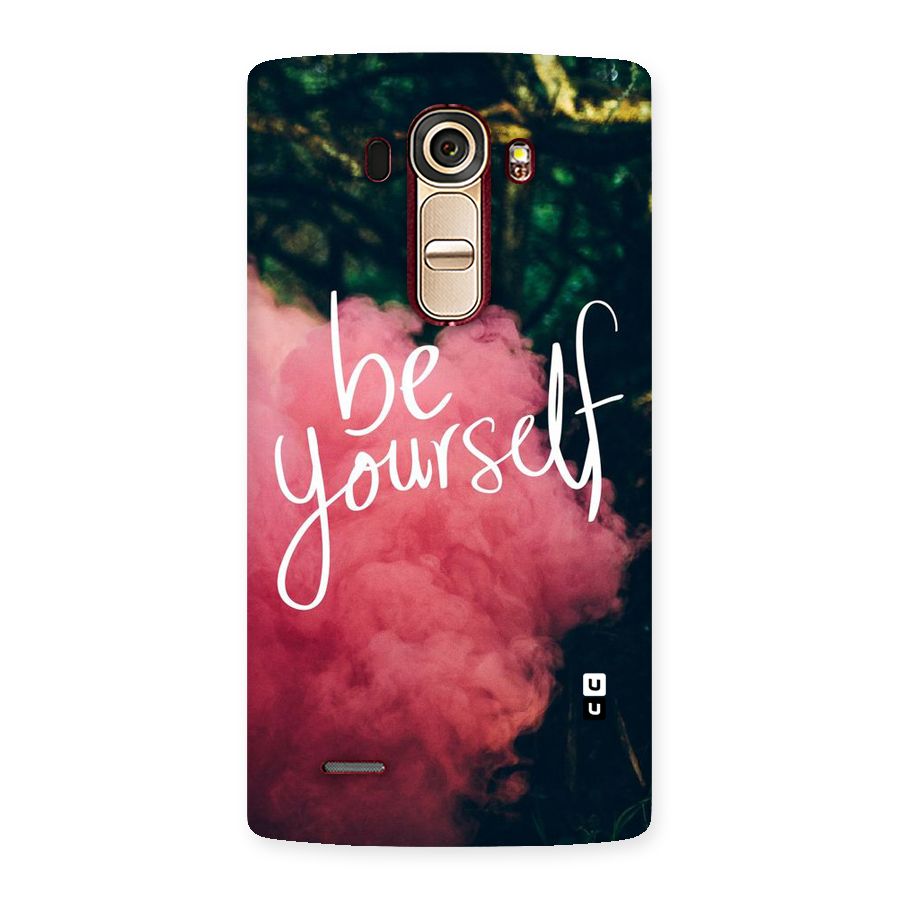 Be Yourself Greens Back Case for LG G4