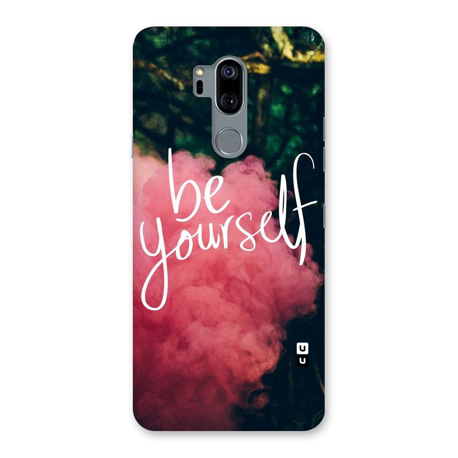 Be Yourself Greens Back Case for LG G7