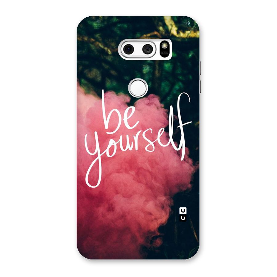 Be Yourself Greens Back Case for LG V30