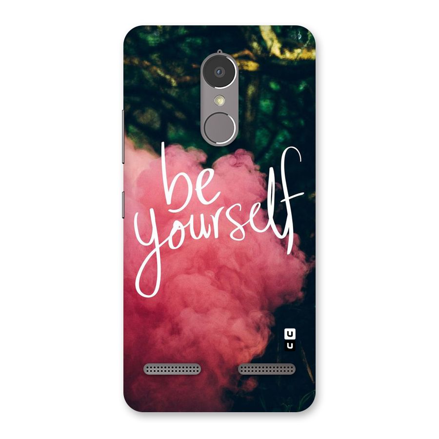 Be Yourself Greens Back Case for Lenovo K6 Power