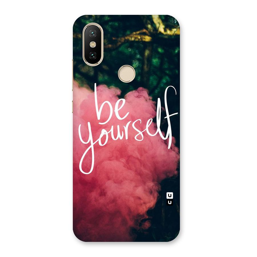 Be Yourself Greens Back Case for Mi A2