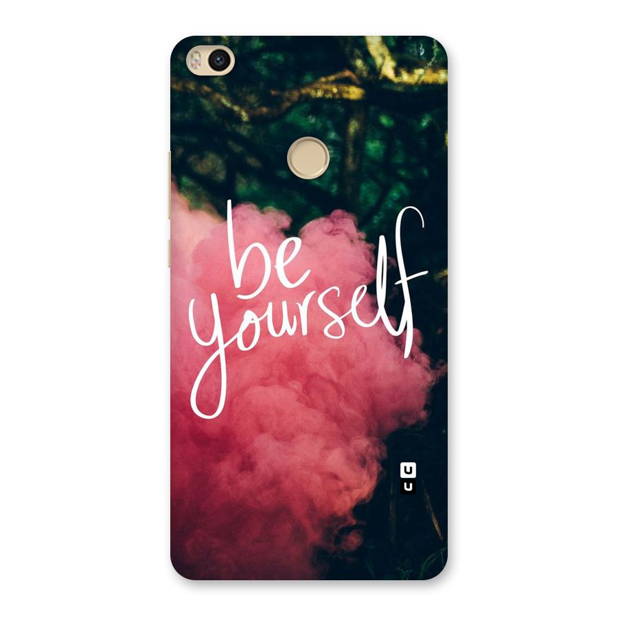 Be Yourself Greens Back Case for Mi Max 2