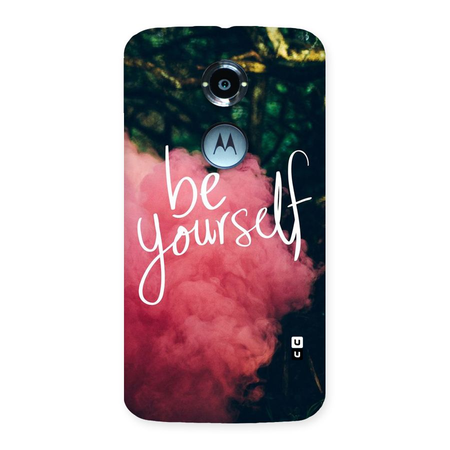 Be Yourself Greens Back Case for Moto X 2nd Gen