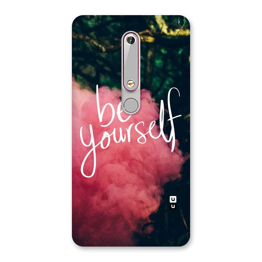 Be Yourself Greens Back Case for Nokia 6.1