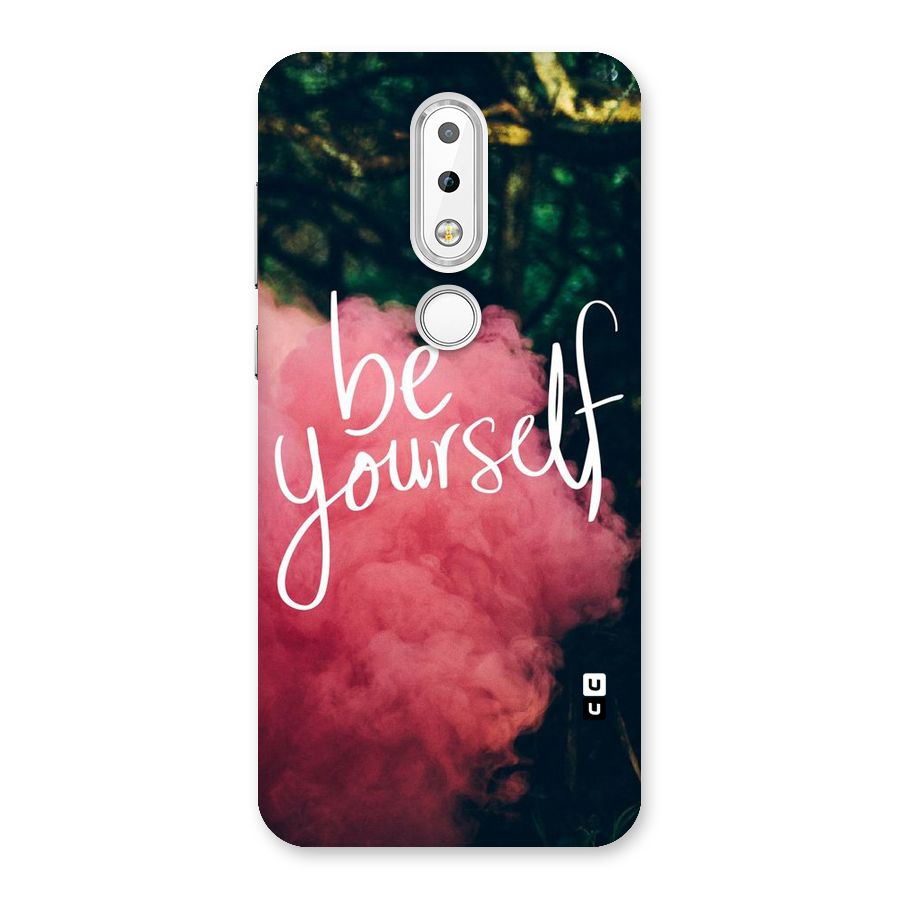 Be Yourself Greens Back Case for Nokia 6.1 Plus