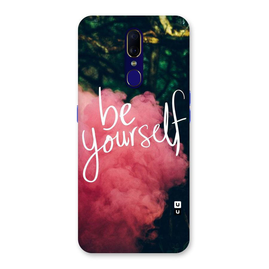Be Yourself Greens Back Case for Oppo F11