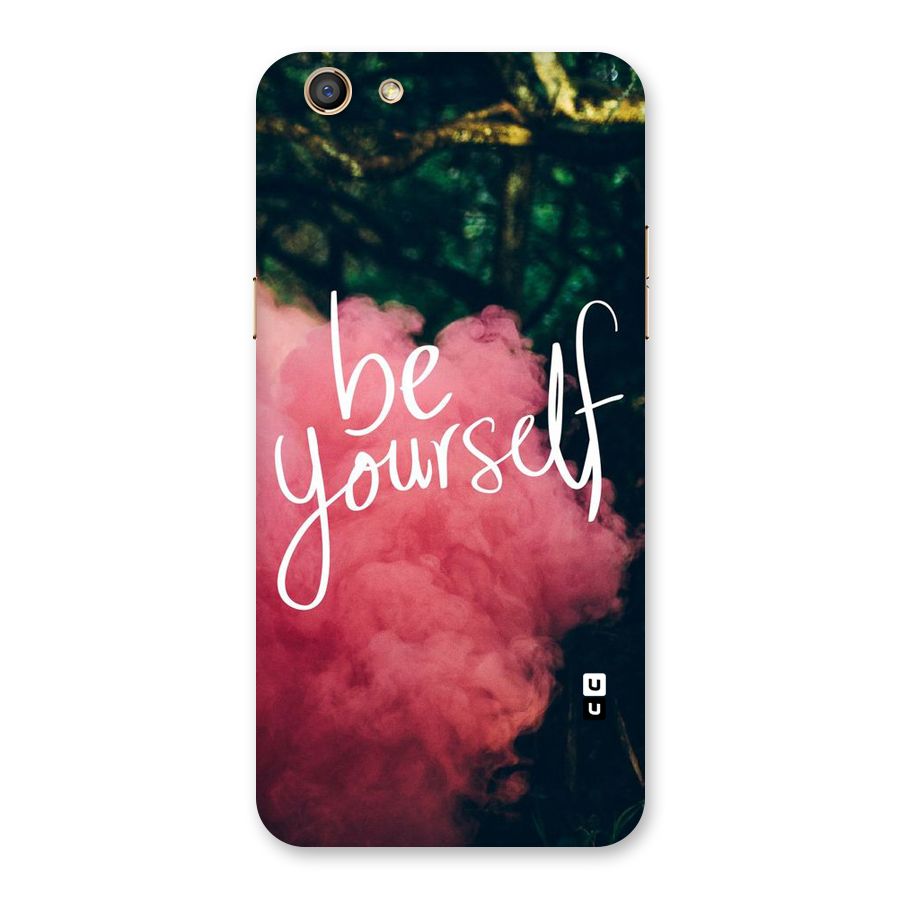 Be Yourself Greens Back Case for Oppo F3