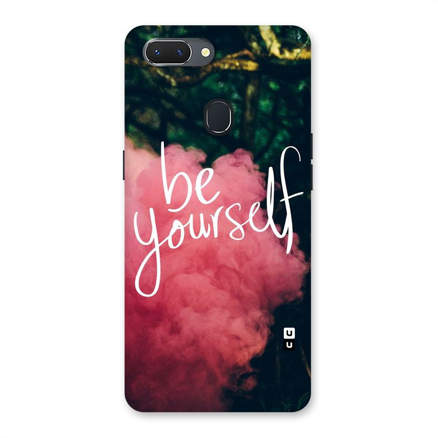 Be Yourself Greens Back Case for Oppo Realme 2