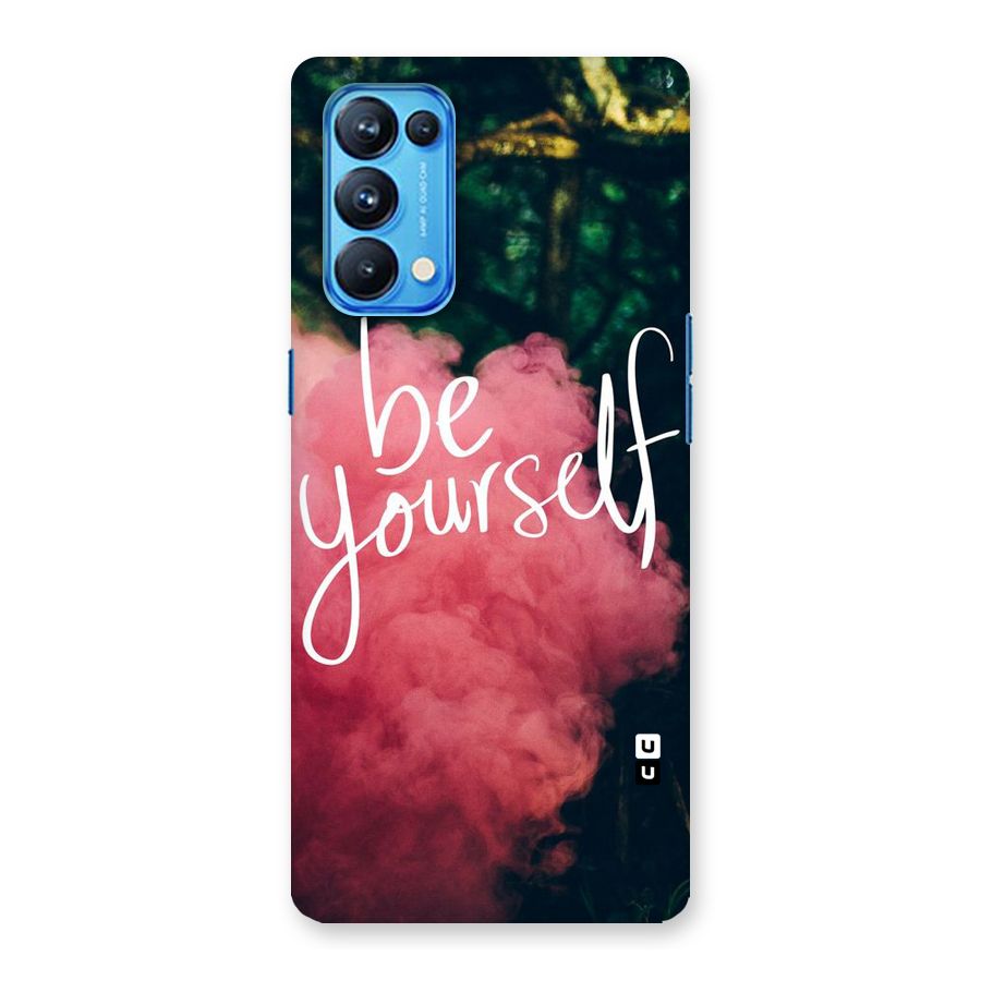 Be Yourself Greens Back Case for Oppo Reno5 Pro 5G