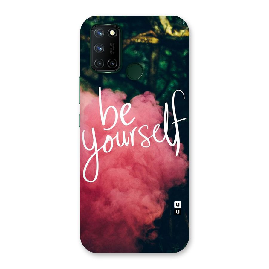 Be Yourself Greens Back Case for Realme 7i