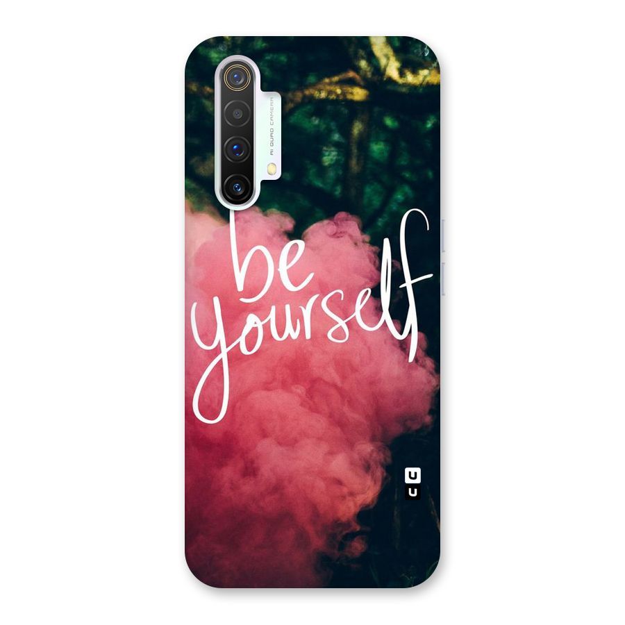 Be Yourself Greens Back Case for Realme X3