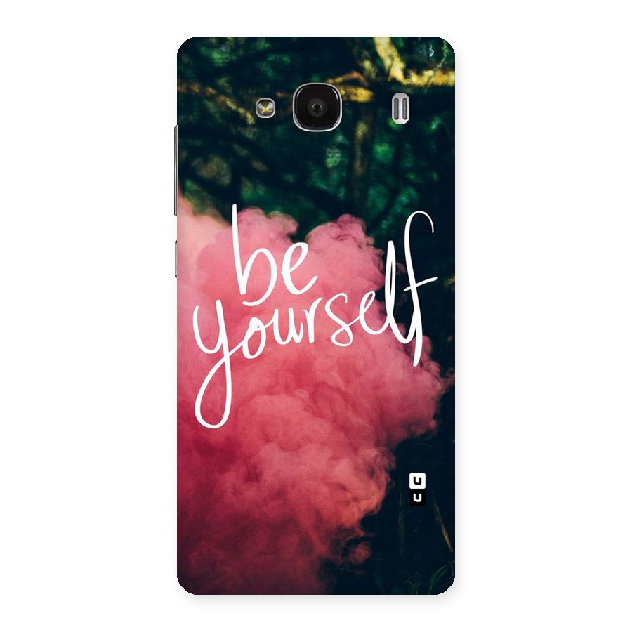 Be Yourself Greens Back Case for Redmi 2s