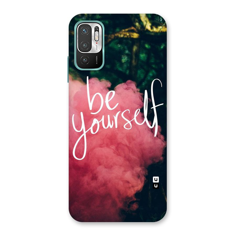 Be Yourself Greens Back Case for Redmi Note 10T 5G