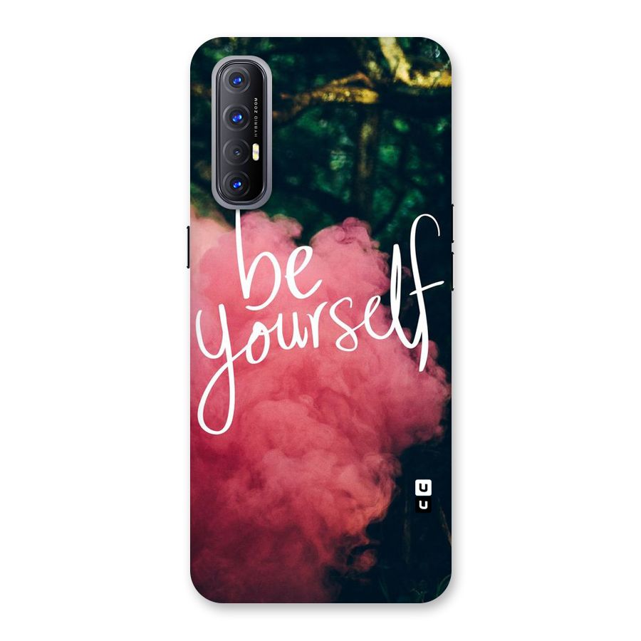 Be Yourself Greens Back Case for Reno3 Pro